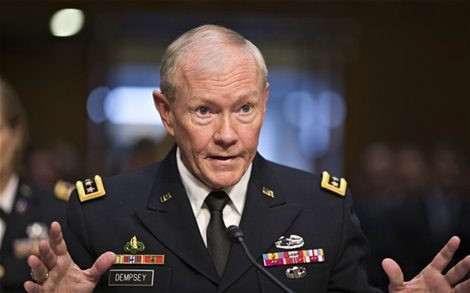 Tướng Martin Dempsey tiết lộ Mỹ đang xem xét can thiệp quân sự vào Syria.