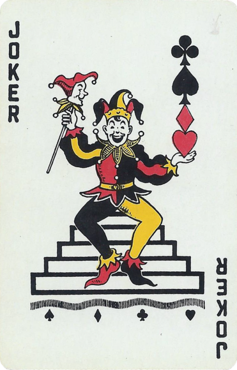 Joker cũng có thể là một lá bài quan trọng theo cách tiêu cực. Ví dụ trong trò Old Maid dành cho trẻ em, lá joker đứng một mình đại diện cho Maid, một lá bài mà ai cũng tránh phải có.