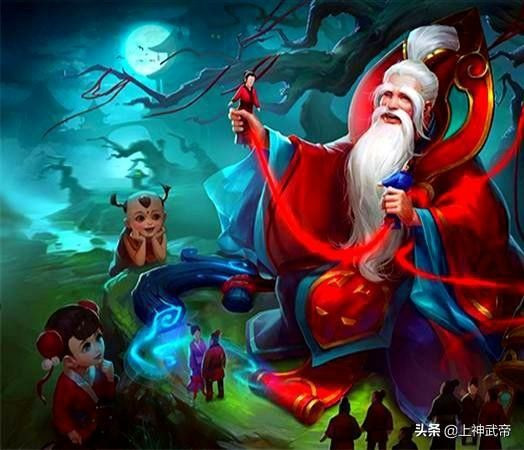 Anh ta hỏi tên, ông già bảo mình là lão Tơ, còn kia là bà Nguyệt, hai vị thần chuyên xe duyên cho lứa đôi. Họ có cuốn sách chép tên những người sẽ lấy nhau và túi đựng những sợi chỉ hồng để buộc chân khiến hai người ở bên nhau, không sao gỡ ra được.