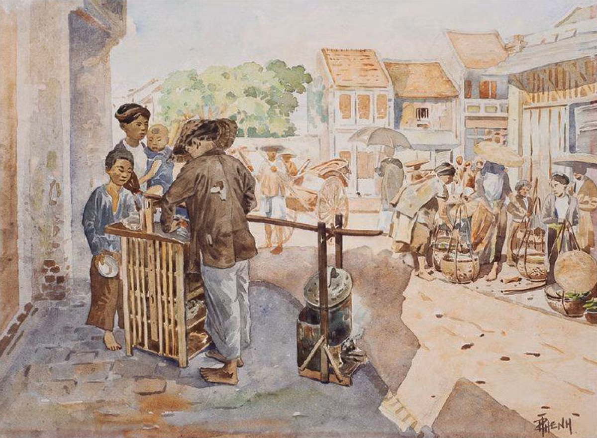 12-13 tuổi, năng khiếu vẽ của Thang Trần Phềnh bộc lộ rõ nét. Cha cậu đã mua giấy bút mực cho ông tập vẽ. Ở tuổi 15-16, Phềnh có tác phẩm dự đấu xảo Hà Nội (1911) với bức "Chùa Trấn Quốc trước khi mặt trời lặn".