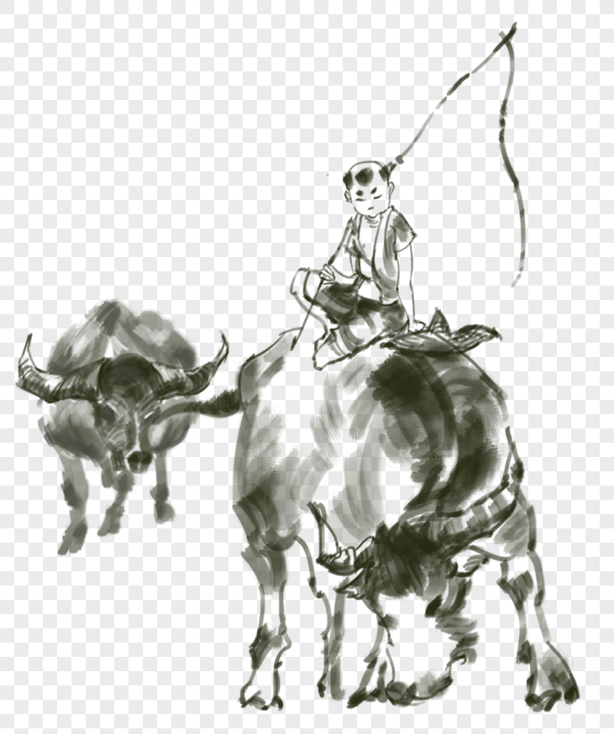 Ông phú hộ quả quyết là không có ai đến nhà. Phải mất một hồi vặn hỏi, cậu chủ mới chịu khai ra người làm bài tập là “thằng ở đợ chăn trâu”.