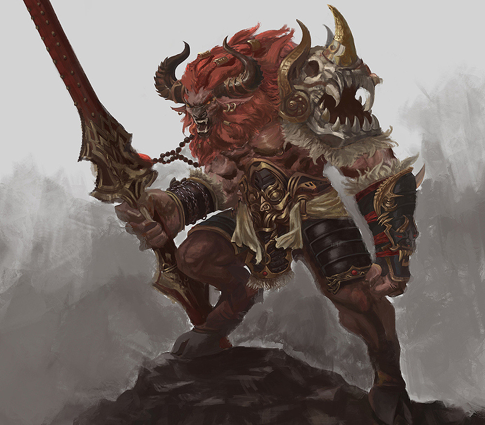 Trong văn hóa Trung Hoa có nhiều nhân vật thần thoại là hiện thân của trâu, như Ngưu đầu (Đầu trâu) là thuộc hạ của Diêm Vương chuyên thực hiện việc hành hạ, tra tấn người ở địa ngục, Ngưu ma vương là quái vật trâu có sức mạnh kinh hồn trong tiểu thuyết Tây Du Ký...