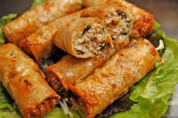 Khi ran nem cho vai lat gung, mon an gion ngon, la mieng-Hinh-5