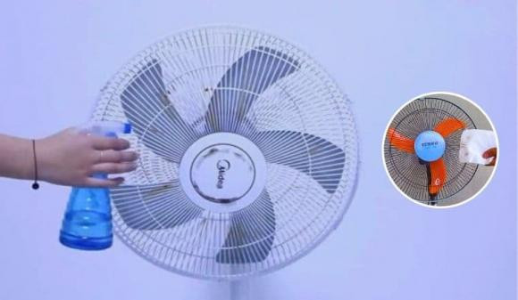 Meo ve sinh quat dien ma khong can thao roi