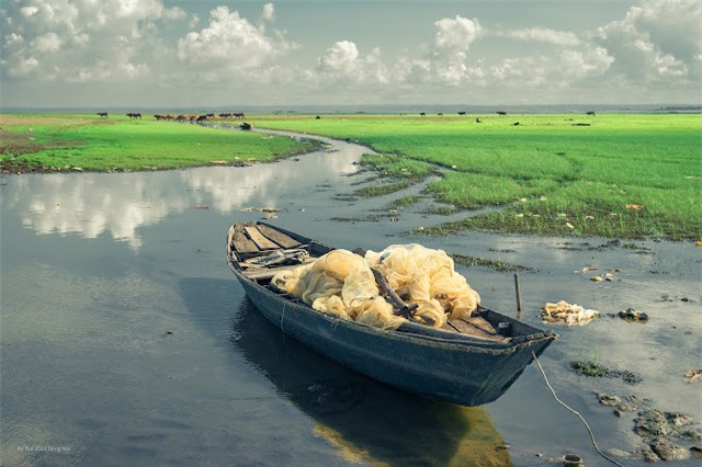 Ở một số khu vực khác thuộc lòng hồ, người dân vẫn sinh hoạt, đánh bắt và phơi cá khô.Bạn có thể ghé thăm hồ Trị An vào mùa nước cạn từ tháng 12 đến tháng Sáu, trong đó từ giữa tháng 5-6 như hiện nay, nước hồ cạn, sẽ lộ ra, cỏ phủ xanh thành một thảo nguyên xanh mát.