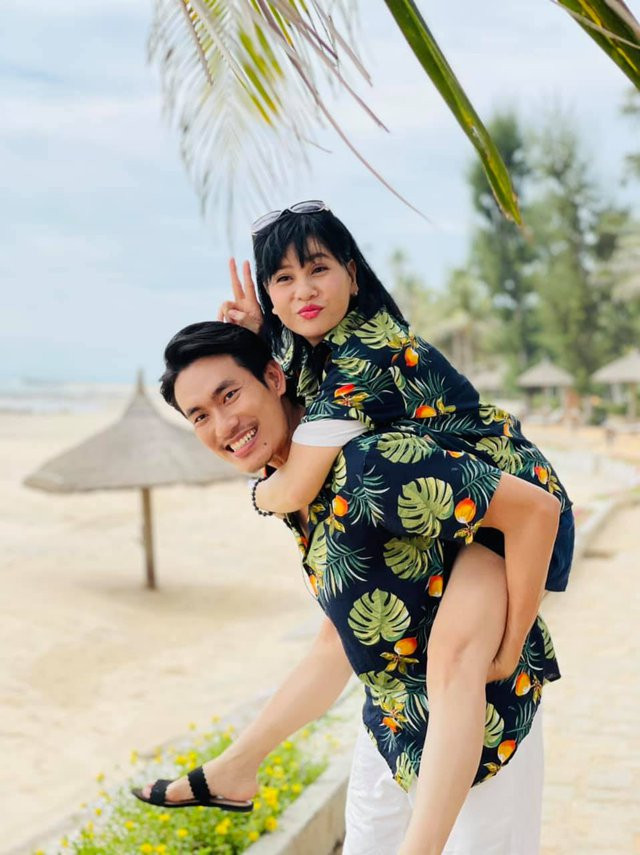 Cát Phượng - Kiều Minh Tuấn bắt đầu hẹn hò vào năm 2009. Tuy nhiên, đến năm 2015, cặp đôi mới công khai chuyện tình cảm. Ảnh: FBNV