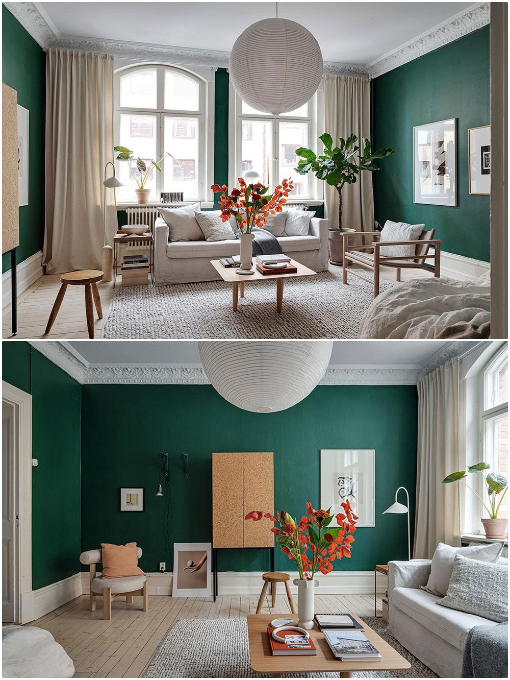 Can ho nho 47m2 gay an tuong nho phong cach thiet ke Bac Au-Hinh-3