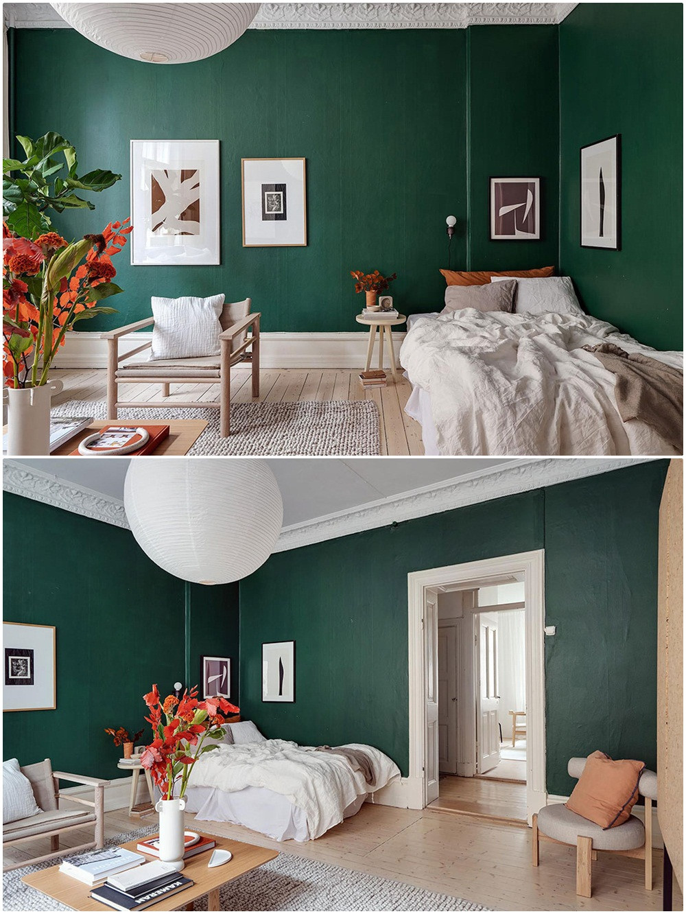 Can ho nho 47m2 gay an tuong nho phong cach thiet ke Bac Au-Hinh-4