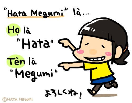 Nữ phóng viên tự giới thiệu về mình. Cô là Hata Megumi, từng sống và làm việc tại Việt Nam trong 1 năm (từ tháng 5/2013 đến 5/2014).