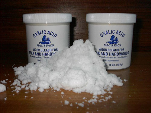 Tinh thể axít oxalic. (Hình minh họa)