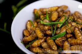 Nhộng có hàm lượng protit cao và nhiều axit amin, có tác dụng làm giảm cholesterol huyết thanh và cải thiện chức năng gan.