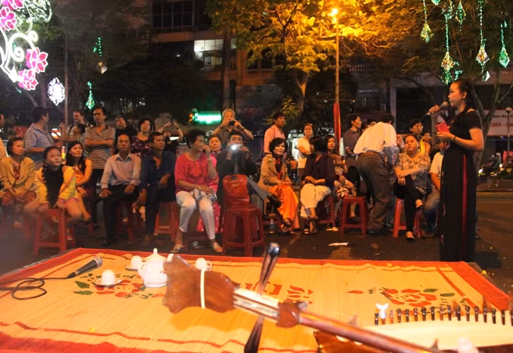 Tiết mục Đờn ca tài tử, môn nghệ thuật văn hóa phi vật thể vừa được thế giới công nhận.