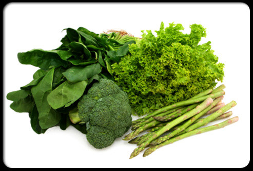 Rau lá xanh: Rau bina, bông cải xanh là nguồn khoáng sản lớn giàu canxi, sillic và sắt rất quan trọng trong việc ngăn ngừa rụng tóc.