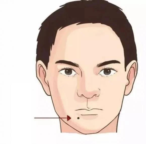 Nốt ruồi này càng gần môi thì càng nhiều may mắn (nhưng không nên quá gần). Người có nốt ruồi này thường xuất thân từ gia đình có điều kiện kinh tế tốt, được bố mẹ giáo dục và định hướng đúng đắn ngay từ nhỏ nên dễ theo nghiệp của gia đình.