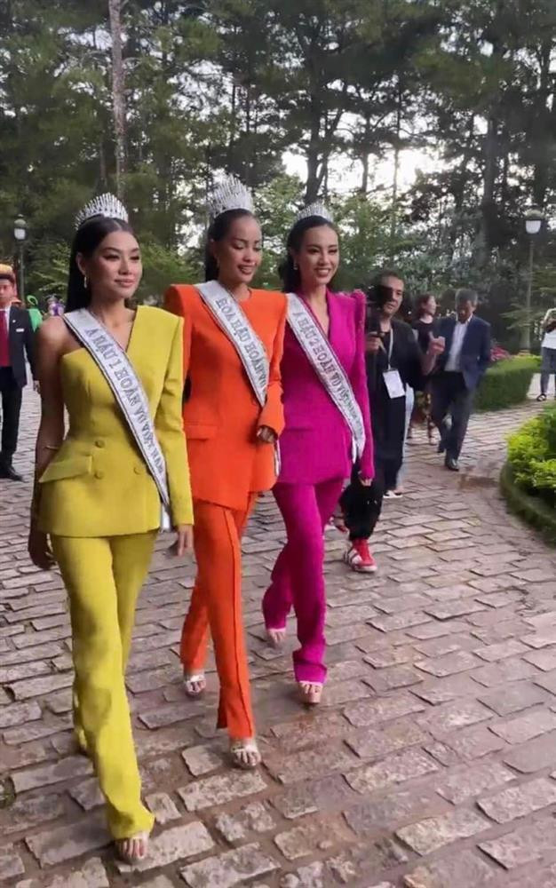 Netizen đòi giải cứu Top 3 Miss Universe VN vì trang phục sến súa - Hình 3 Netizen doi giai cuu Top 3 Miss Universe VN vi trang phuc sen sua-Hinh-3