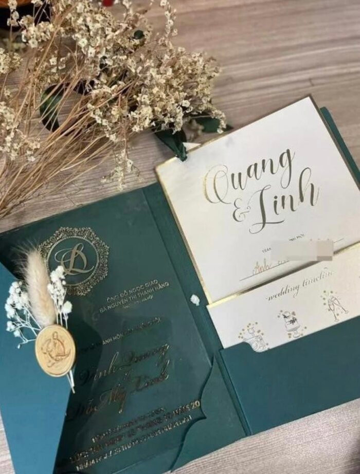 Ý nghĩa thiệp cưới của Đỗ Mỹ Linh và con trai bầu Hiển - Hình 7 Y nghia thiep cuoi cua Do My Linh va con trai bau Hien-Hinh-7