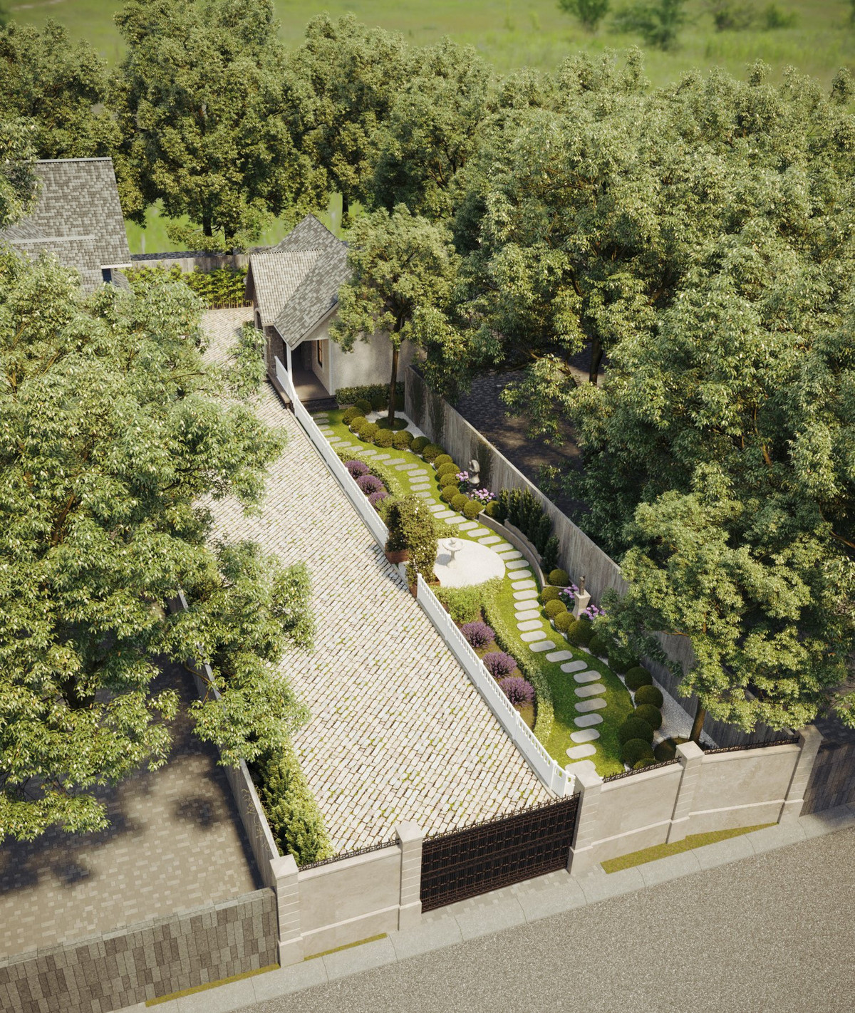 Con trai tặng bố mẹ căn villa dưỡng già, không gian mộc mạc - Hình 4 Con trai tang bo me can villa duong gia, khong gian moc mac-Hinh-4