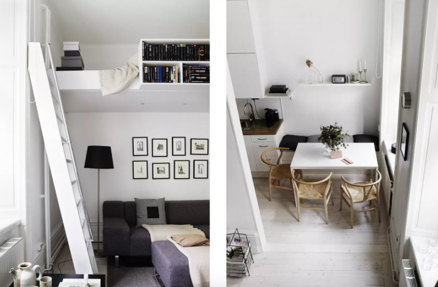 9 thiết kế ấn tượng để bố trí gác xép cho căn hộ nhỏ - Hình 9 9 thiet ke an tuong de bo tri gac xep cho can ho nho-Hinh-9