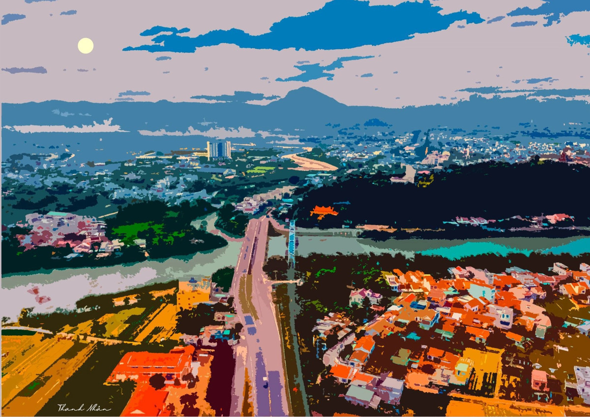 "Ảnh chụp Phú Yên cũng có nhiều rồi nên tôi mới lên ý tưởng chuyển sang kiểu tranh vẽ. Mong mọi người sẽ có một góc nhìn khác về quê hương tôi sau bộ ảnh", anh chia sẻ.