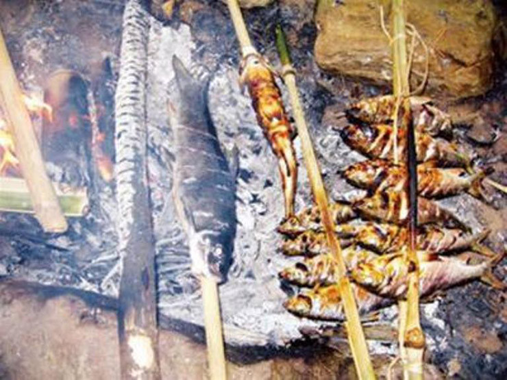 Sau khi đánh bắt được cá, các nhà hàng, khu du lịch ở Yên Bái đều "săn đón" mua bằng được, chế biến các món ăn giúp du khách biết đến một món ăn đặc trưng chỉ có ở Mường Lò.