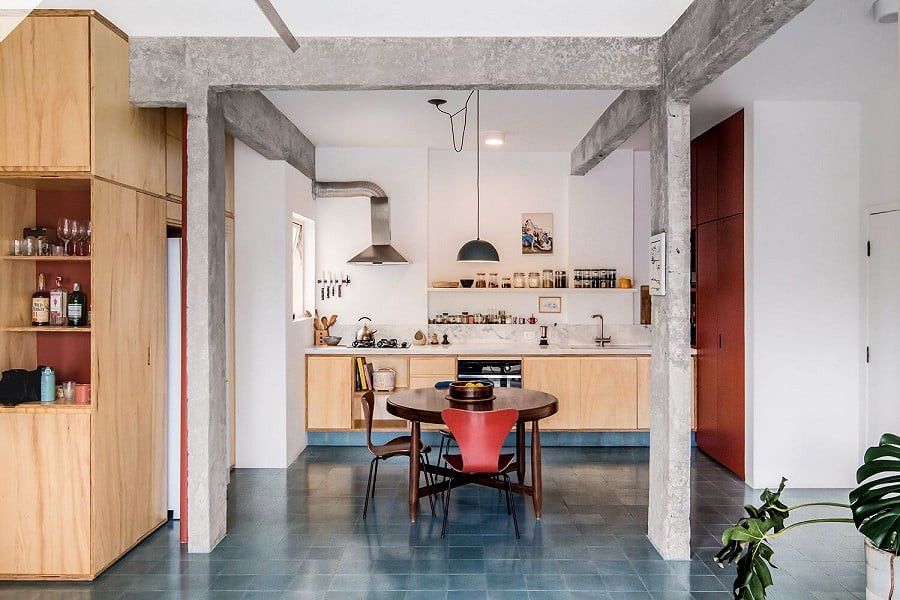 Can ho 90m², 70 nam tuoi khi biet cai tao thong minh