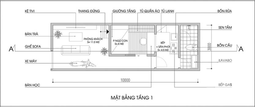 Cách cải tạo thêm phòng ngủ cho nhà 30m2 có 4 người ở Cach cai tao them phong ngu cho nha 30m2 co 4 nguoi o