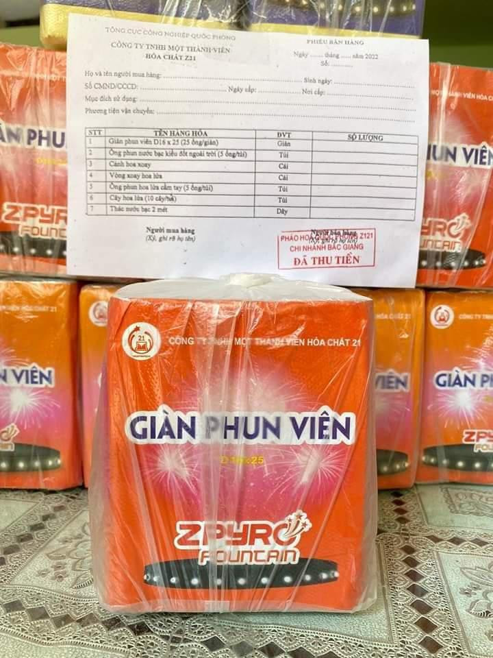 Loan gia phao hoa Z121 truoc Tet