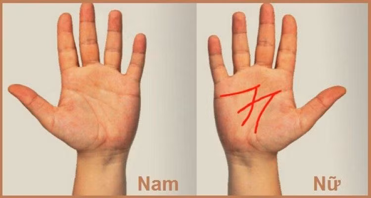 Chi 1% nguoi tren the gioi co duong chi tay dac tai loc