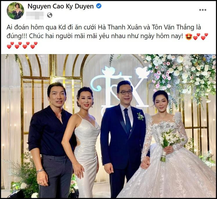 MC Ky Duyen mac loi kho thong cam khi dan dam cuoi-Hinh-5