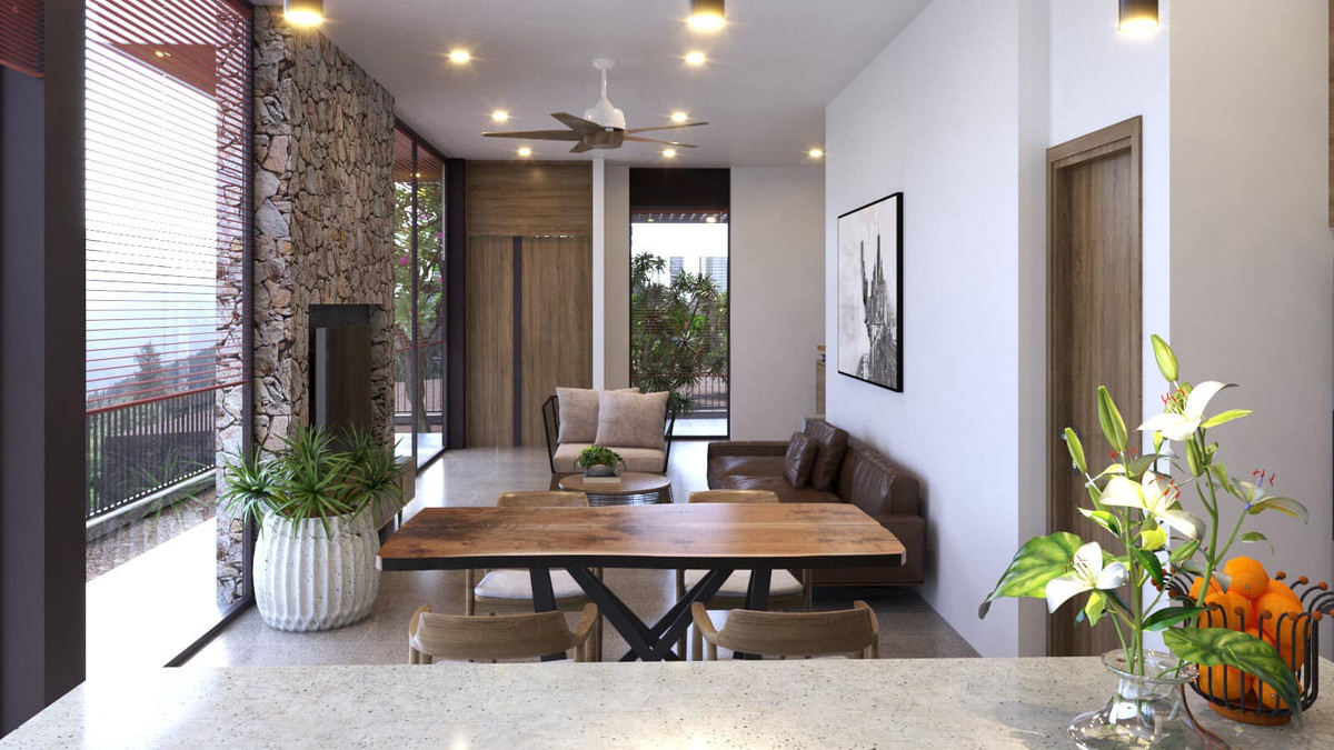 Ngôi nhà 2 tầng, không gian một chạm đến thiên nhiên Ngoi nha 2 tang, khong gian mot cham den thien nhien