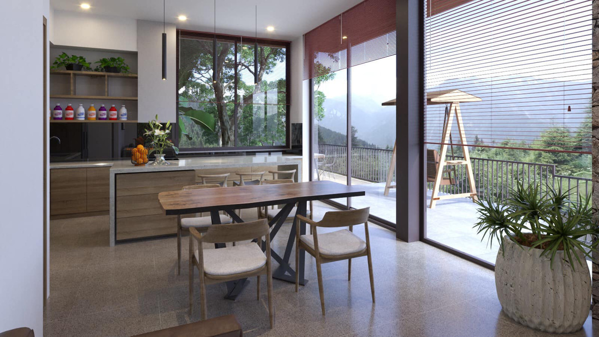 Ngôi nhà 2 tầng, không gian một chạm đến thiên nhiên - Hình 3 Ngoi nha 2 tang, khong gian mot cham den thien nhien-Hinh-3