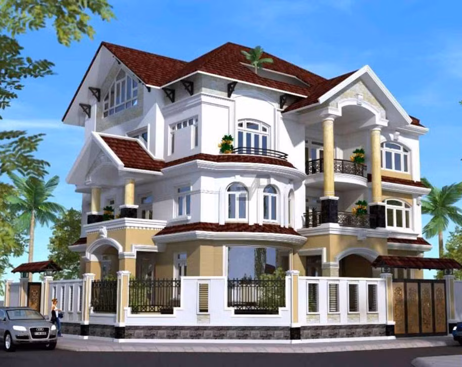 Mau biet thu 3 tang mai Thai hien dai khien nhieu nguoi me man-Hinh-2