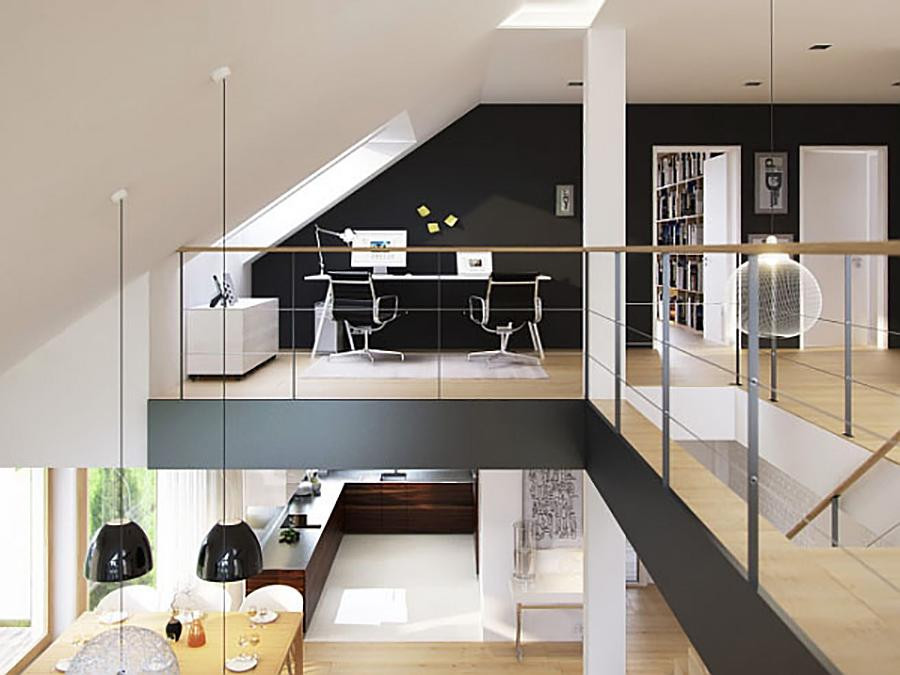 5 mau nha gac lung 2 phong ngu dep, hien dai nhat-Hinh-3