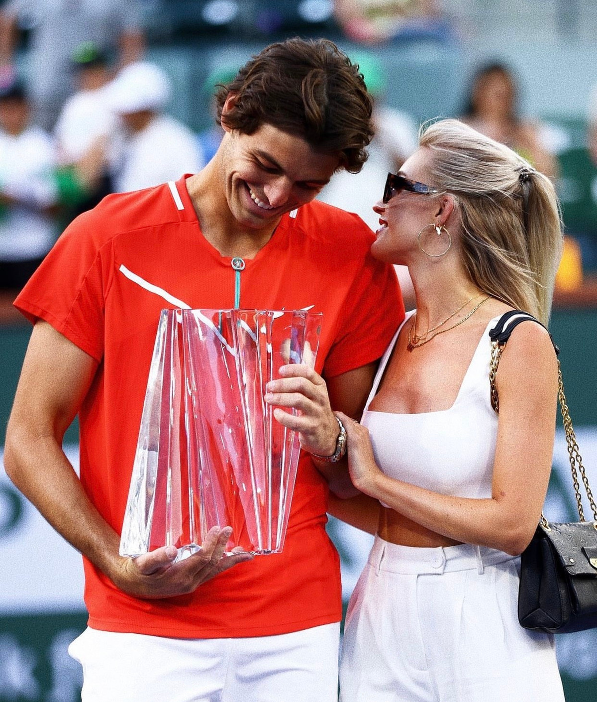 Từ đó, Morgan đồng hành cùng Taylor đi vòng quanh thế giới trong các chuyến du đấu và hiểu hơn về quần vợt. Sắp tới, cặp đôi sẽ xuất hiện trong bộ phim tài liệu của Netflix về những người chơi quần vợt chuyên nghiệp.