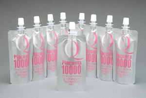 8. Placenta 10000 - Nhật Bản: Placenta 10000 - Con số này xuất phát từ 10.000 mg nhau thai heo và giống như thạch. Nó được bán vì các đặc tính phục hồi và liên quan đến sắc đẹp.