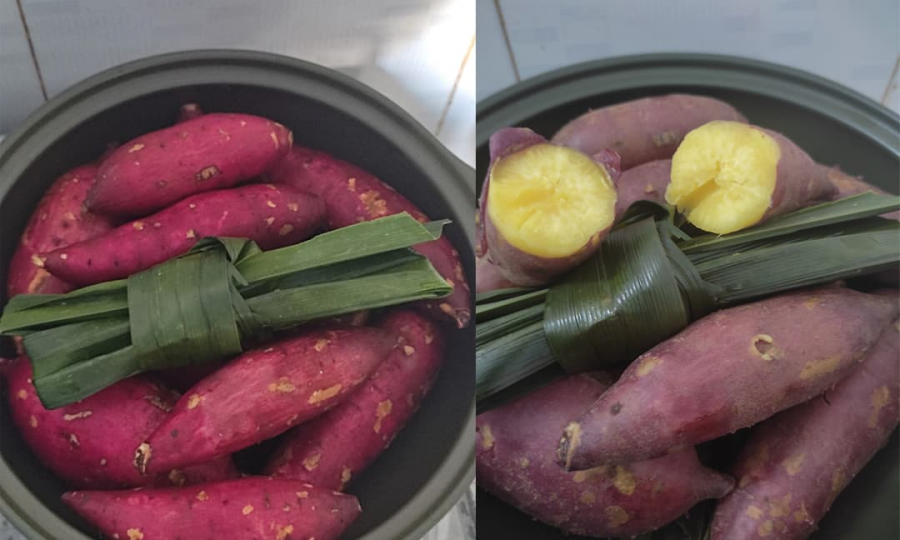 Cho mot nam la dua vao noi luoc cung khoai lang bo tung-Hinh-2