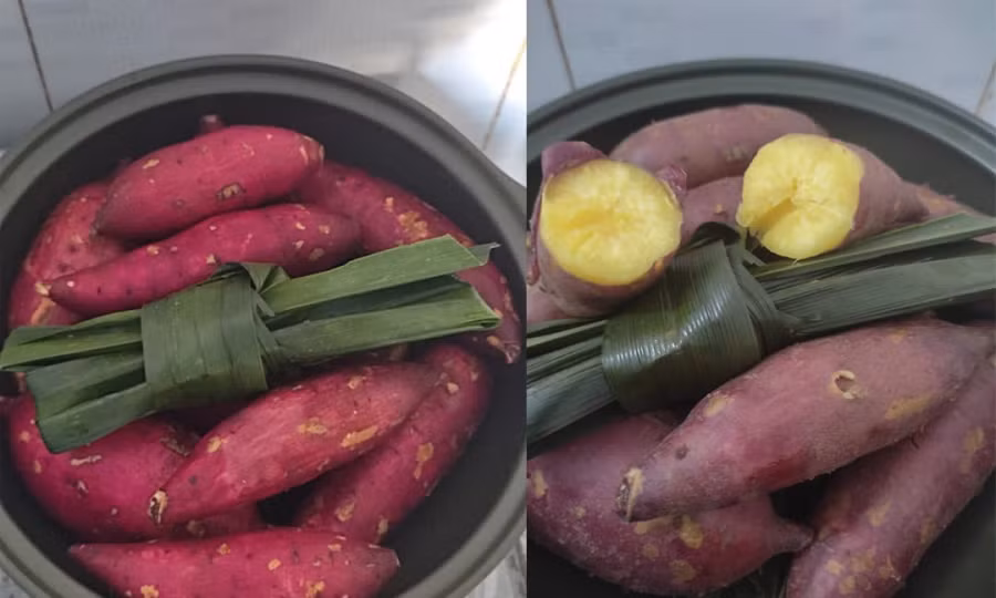 Cho mot nam la dua vao noi luoc cung khoai lang bo tung-Hinh-2