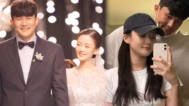 Kim Min-jae cũng là cầu thủ nhận được nhiều quan tâm của người hâm mộ bởi tài năng bóng đá. Bên cạnh sự nghiệp sân cỏ, chuyện tình của anh cùng bà xã xinh đẹp cũng từng "gây sốt" mạng xã hội.