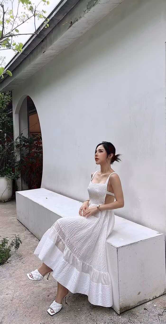 Dang yen dang lanh, ban gai Huynh Anh dang tai tam trang-Hinh-5