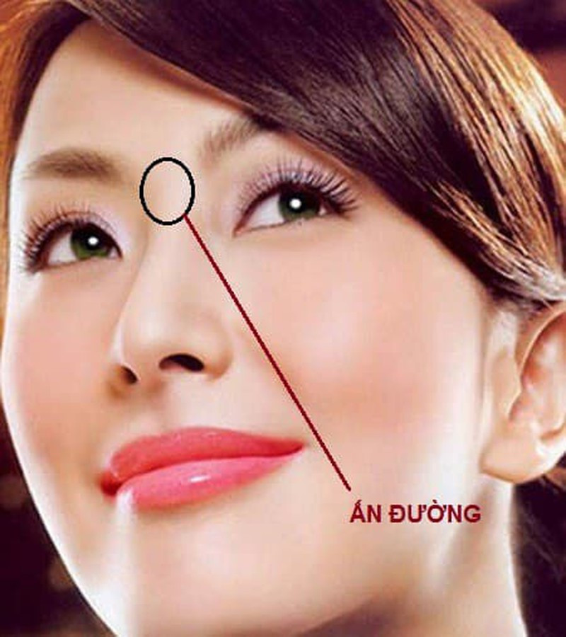 Ấn đường có sẹo, nếp nhăn, bị mày che khuất. Ấn đường là vị trí nằm giữa 2 đầu lông mày, tượng trưng cho hoài bão của một người có thực hiện được hay không. Ấn Đường nên thoáng đãng, có phần nhô lên, kỵ Ấn Đường có nhiều nếp nhăn, sẹo hay bị lông mày che khuất.