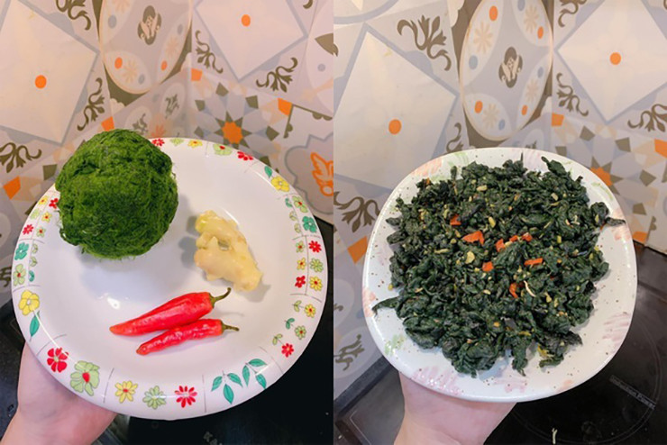 Rêu được nặn thành từng tảng hình tròn, nặng khoảng trên dưới 1kg với giá bán dao động từ 20.000 – 30.000 đồng/nắm tùy từng nơi.