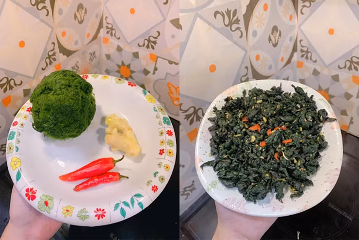 Rêu được nặn thành từng tảng hình tròn, nặng khoảng trên dưới 1kg với giá bán dao động từ 20.000 – 30.000 đồng/nắm tùy từng nơi.