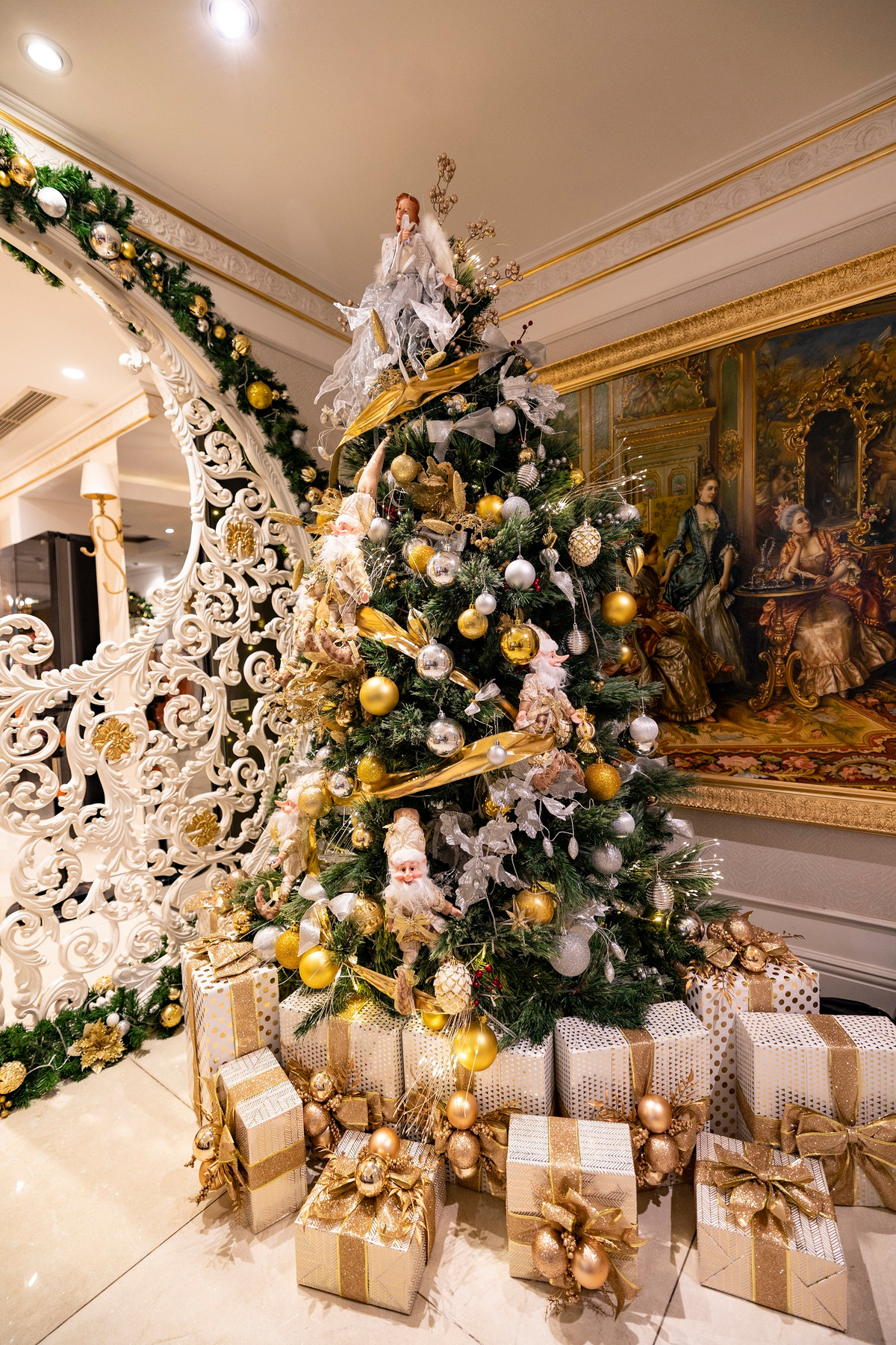 Choáng ngợp trước căn nhà được gộp lại từ 6 căn chung cư - Hình 8 Choang ngop truoc can nha duoc gop lai tu 6 can chung cu-Hinh-8