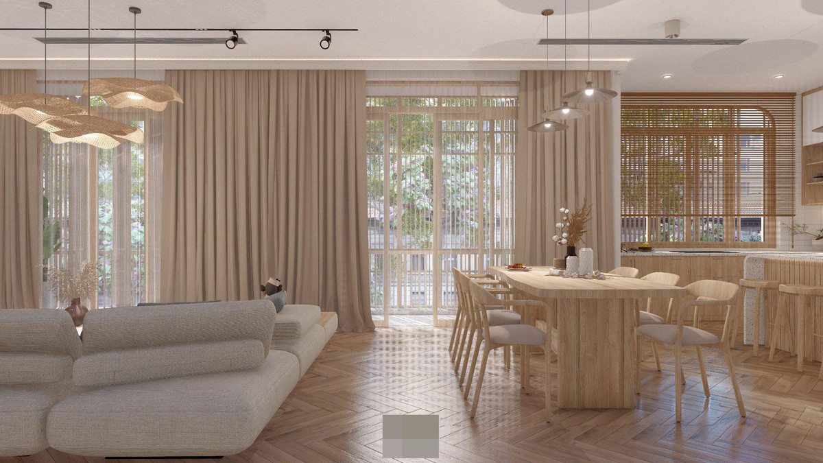 Nha 4 tang dep den me hoac, vuon nuong BBQ rong thenh thang giua troi-Hinh-19