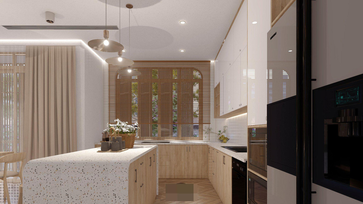 Nha 4 tang dep den me hoac, vuon nuong BBQ rong thenh thang giua troi-Hinh-26