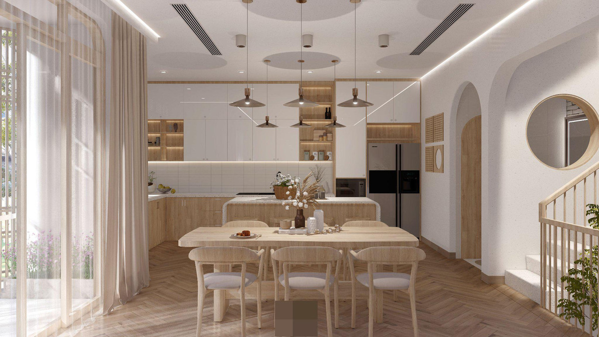 Nha 4 tang dep den me hoac, vuon nuong BBQ rong thenh thang giua troi-Hinh-27