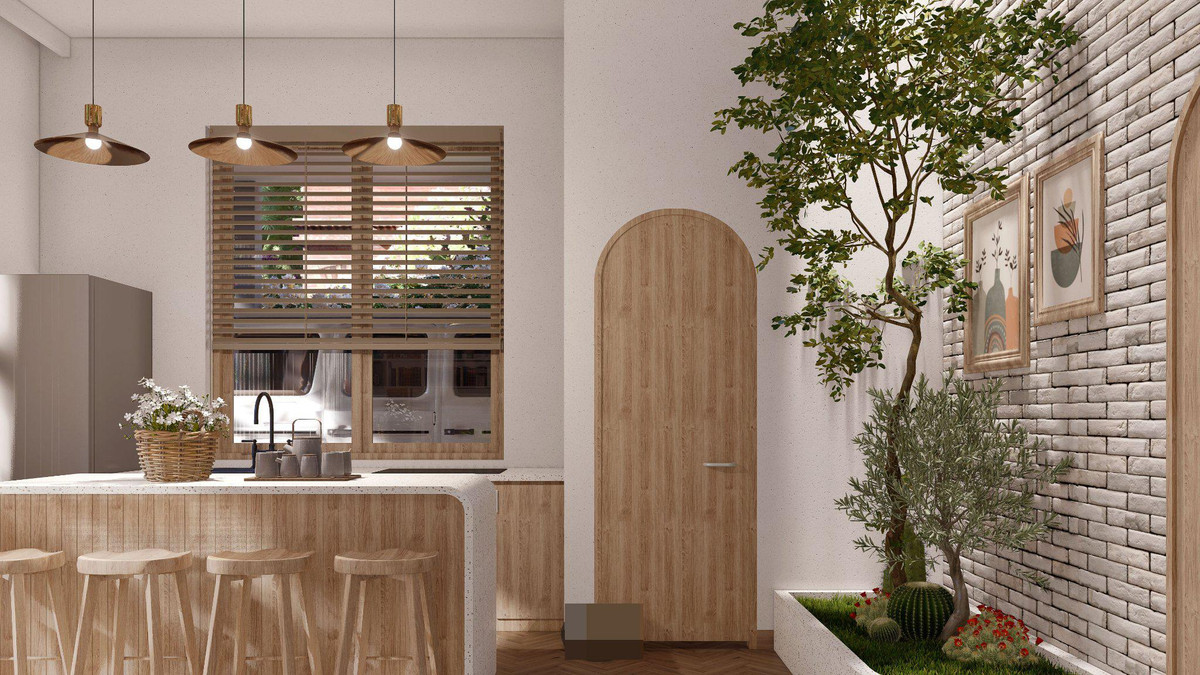 Nha 4 tang dep den me hoac, vuon nuong BBQ rong thenh thang giua troi-Hinh-9