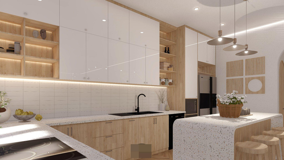 Nha 4 tang dep den me hoac, vuon nuong BBQ rong thenh thang giua troi-Hinh-29