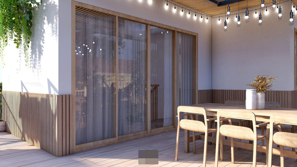 Nha 4 tang dep den me hoac, vuon nuong BBQ rong thenh thang giua troi-Hinh-61