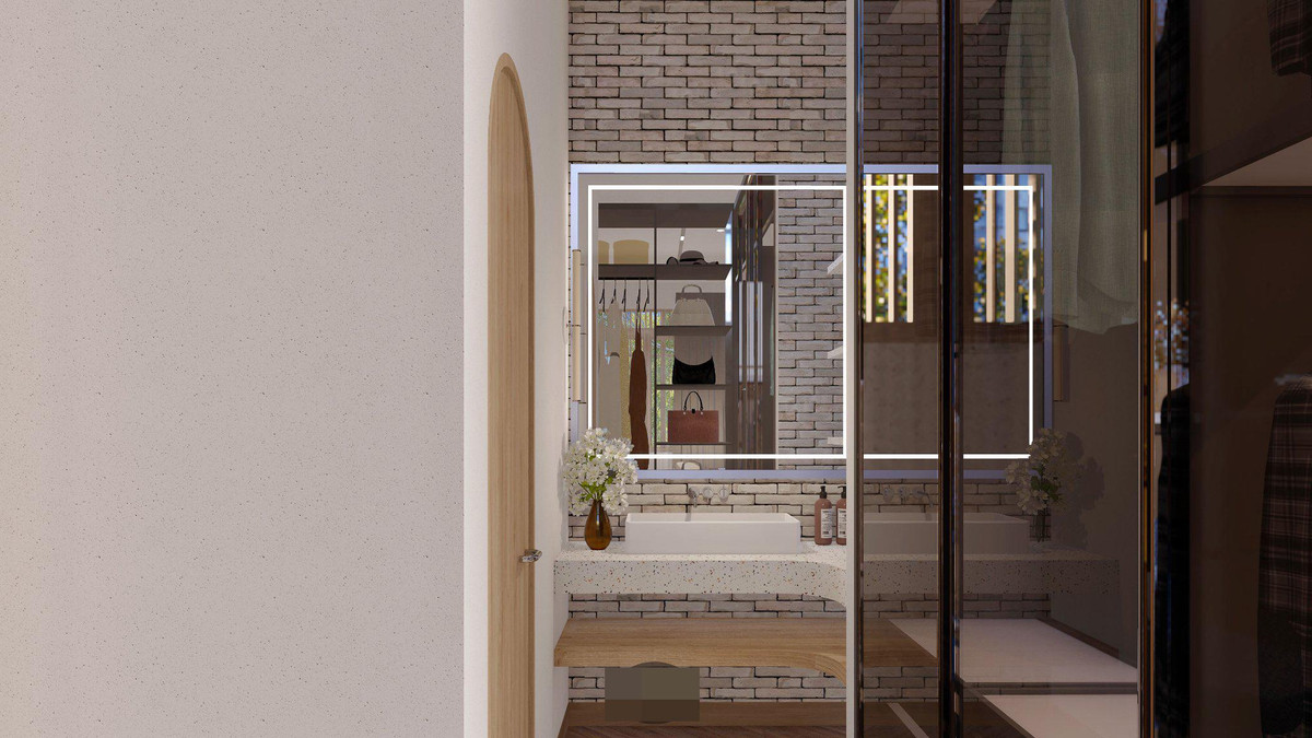 Nha 4 tang dep den me hoac, vuon nuong BBQ rong thenh thang giua troi-Hinh-44